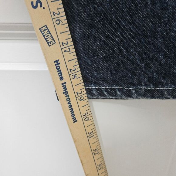 VTG Crest Jeans Junior 15/16 (32x29) Blue Silver Metallic Horse Bootcut Mid-Rise - Picture 5 of 13